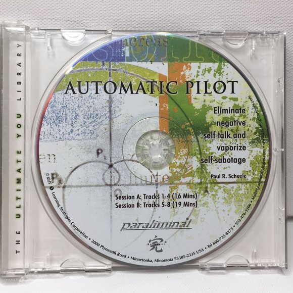 Automatic Pilot Paul R Scheele Paraliminal The Ultimate You Library CD Self Help - Picture 5 of 7